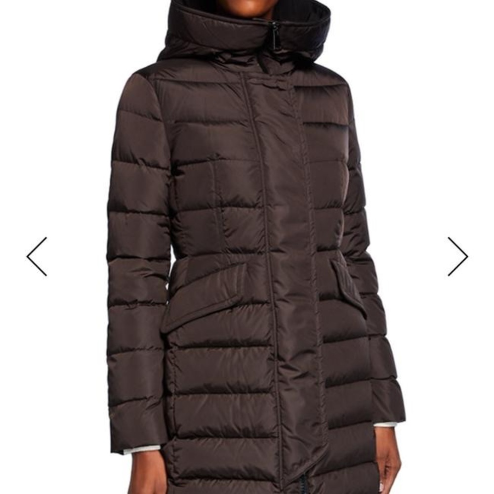 Moncler Grive Olive Hooded Puffer